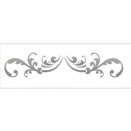 STENCIL ARABESCO ORNAMENTO 10X30