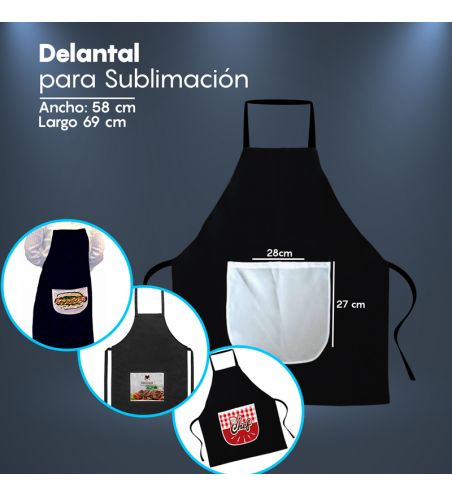 Delantales para Sublimar