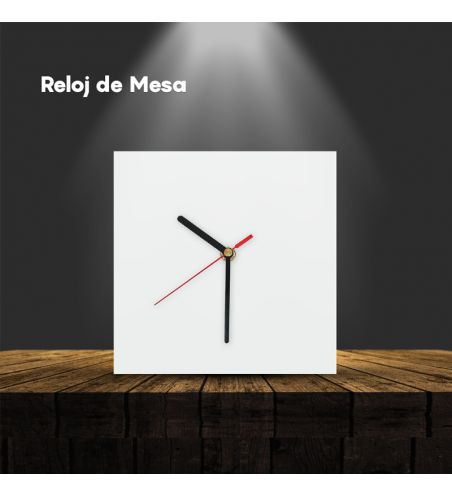 Reloj de Pared Cuadrado para Sublimación