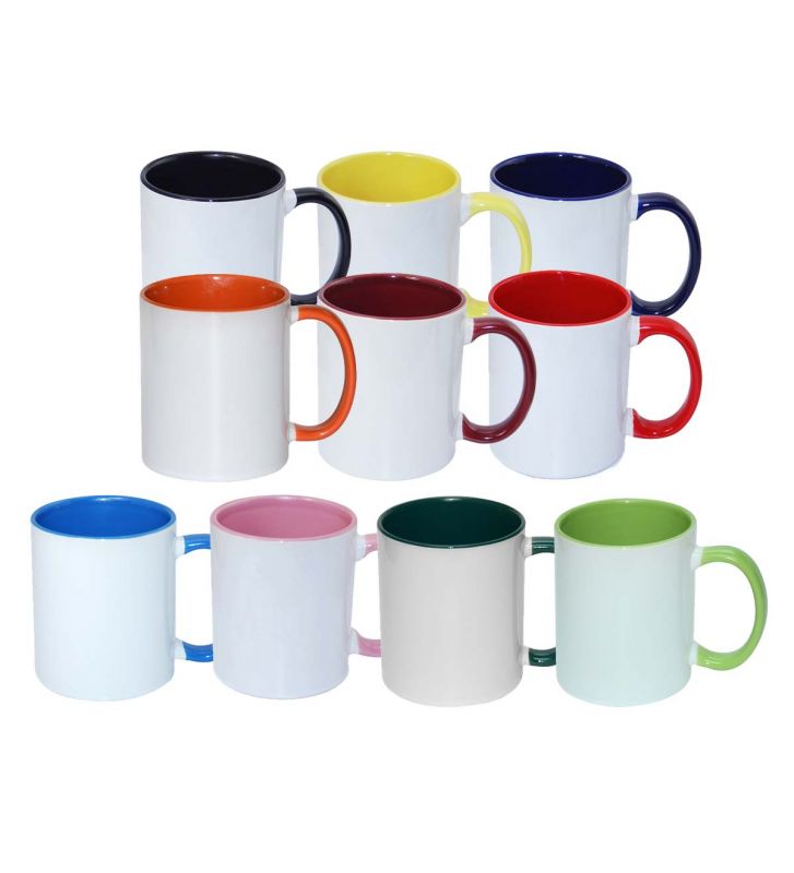 Taza de Interior con Color para Sublimación Cantidad Por unidad Colores  Azul Marino