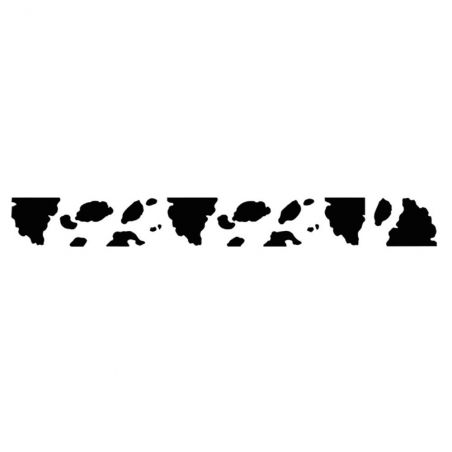 STENCIL PIEL DE VACA 4X30
